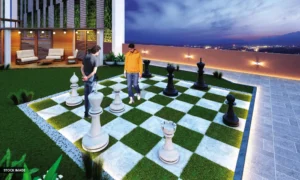 Ruparel Vivanza Amenities rooftop chess